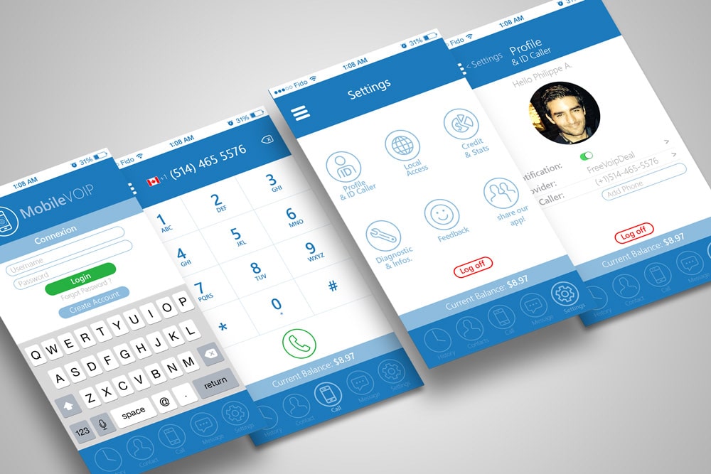 Création d'UI design