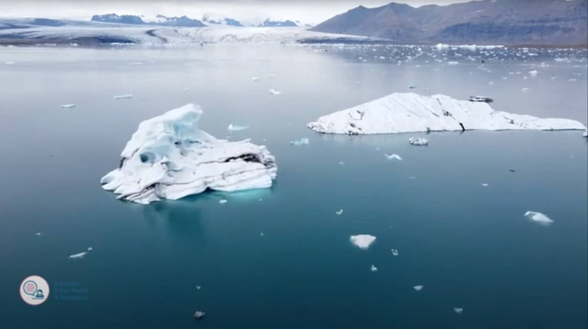 Vidéo éducative sur les icebergs